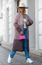 Load image into Gallery viewer, Multi-colour Maxi Cardigan