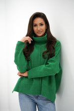 Load image into Gallery viewer, Oversized Turtle Neck Jumper
