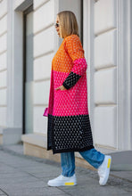 Load image into Gallery viewer, Multi-colour Maxi Cardigan