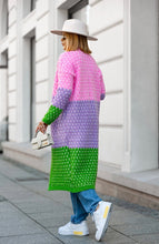 Load image into Gallery viewer, Multi-colour Maxi Cardigan
