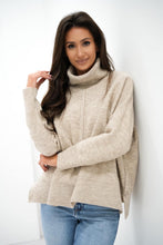 Load image into Gallery viewer, Oversized Turtle Neck Jumper