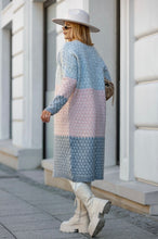Load image into Gallery viewer, Multi-colour Maxi Cardigan