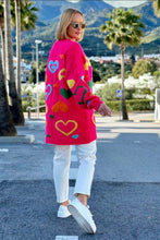 Load image into Gallery viewer, Love Hearts Cardigan