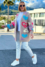 Load image into Gallery viewer, Love Hearts Cardigan