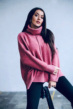 Load image into Gallery viewer, Oversize Turtle Neck Jumper